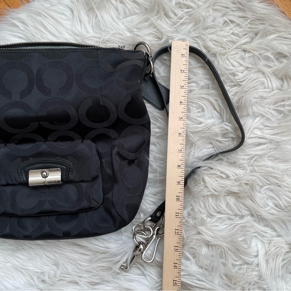 COACH monogram canvas shoulder bag - Picture 10 of 14